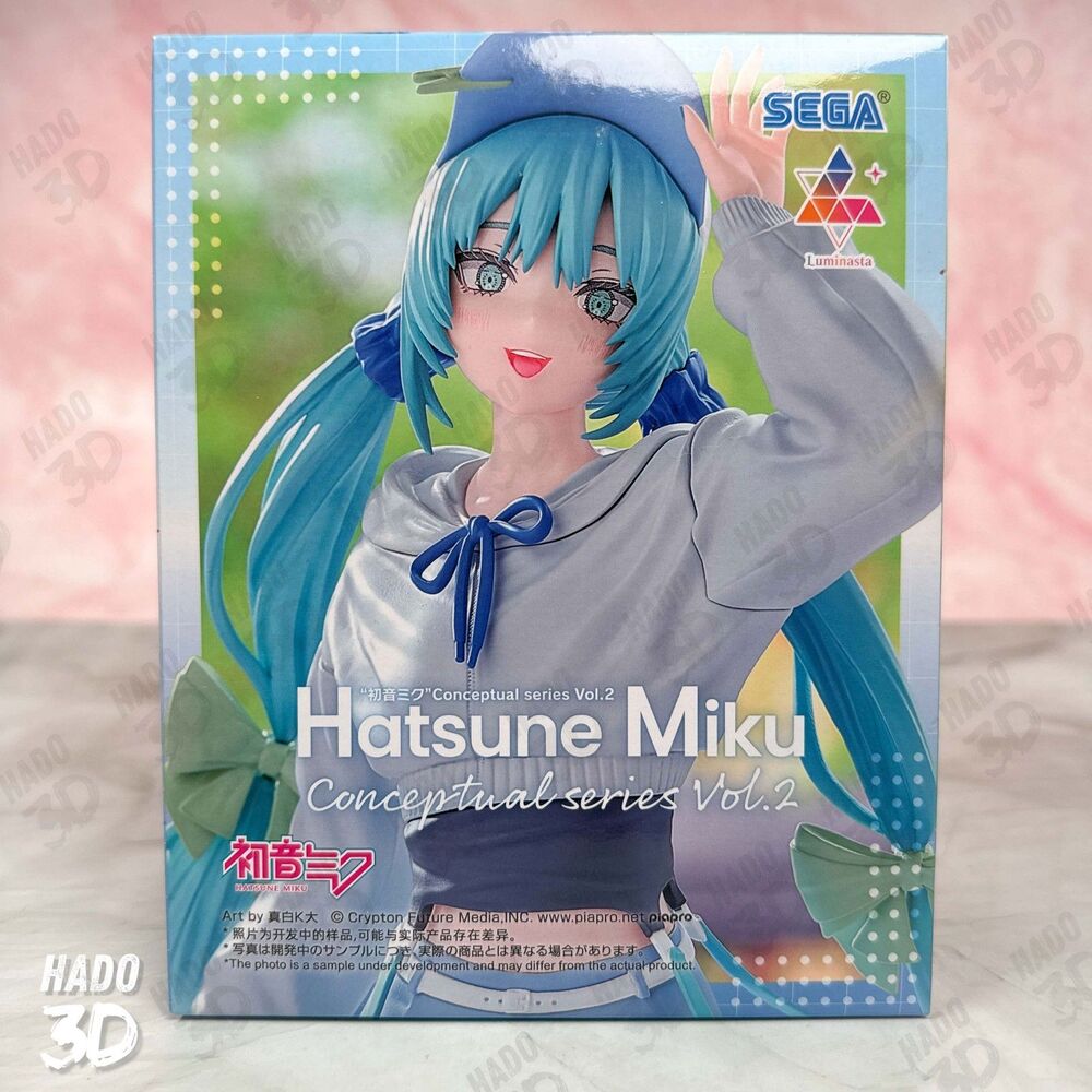 Hatsune Miku Conceptual Series Vol. 2 Figure Luminasta SEGA Blue Cap Hat US - Picture 4 of 7